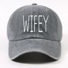 Fashion Letter Labeling Washed Old Cap Men and Women Street Play Sunscreen Four Seasons Baseball Cap