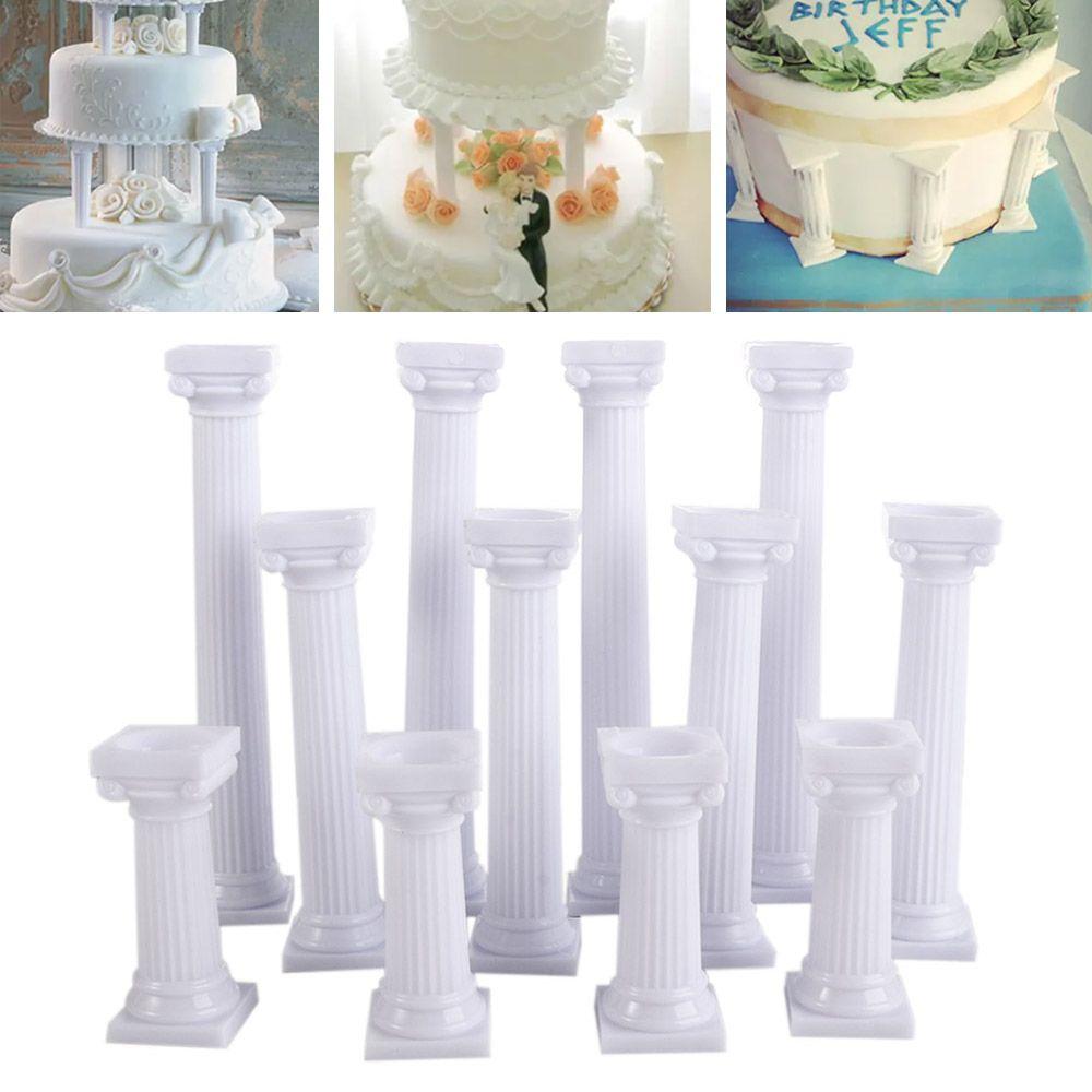 Happy Birthday DIY Display Support Rod Tiered Stands Roman Column Cake Decoration Cakes Separator