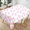 White Pink Bow Table Cloth Coquette Birthday Decor for Women for Girls Bridal Baby Shower Birthday Party Stylish Party Supplies