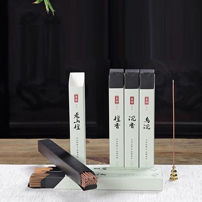 Incenso Natural de Sândalo Laoshan 60g 21cm Aromas para Casa Incensos de Vareta de Agarwood Artemísia Repelente de Mosquitos Fragrância