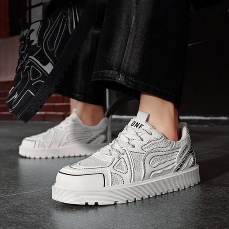 Mode Herrenmode Trend Lässig Vielseitig Low Top Dicksohlige Schuhe 2025 Herbst Neu Bequemes Mesh Atmungsaktiv Nische Klobige Sneakers