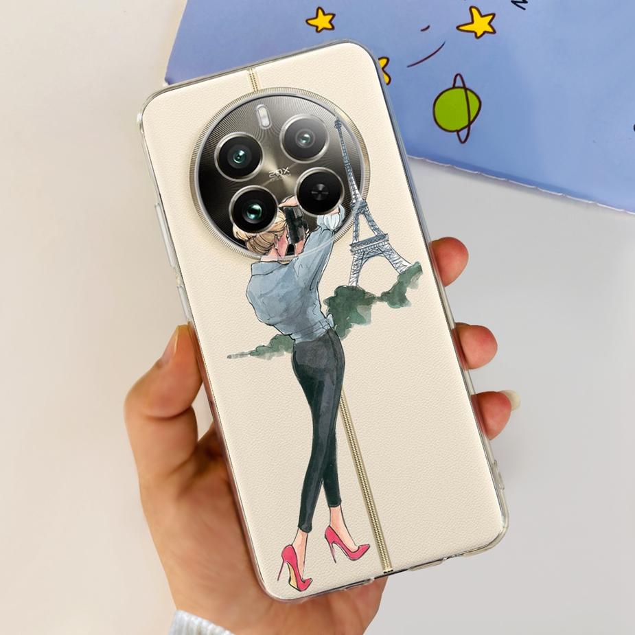 For Realme 12 Pro Plus Case New Fashion Painted Cover Clear Silicone Soft TPU Phone Case For Realme 12 Plus Realme12 Pro + Shell