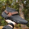 Fashion Men Hiking Shoes Mountain Desert Climbing Shoes High Quality Sneakers Platform Outdoor High Top Shoes Breathable Trekking Boots