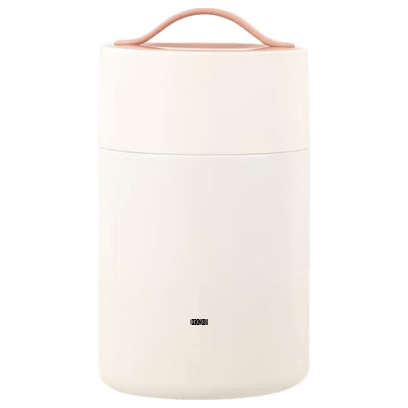 KOBACH Soft Handle Color-block Thermal Food Jar