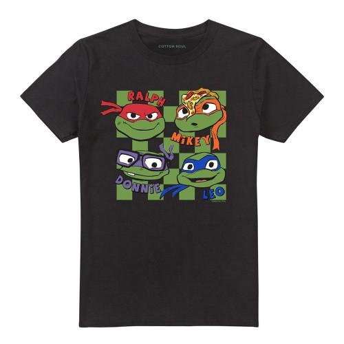 Teenage Mutant Ninja Turtles: Mutant Mayhem Unisex Adult Turtle Heads T-Shirt