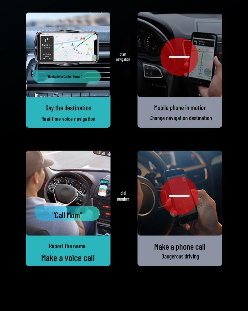 Automatic Wireless Charger Car Mount with Fast Charging
