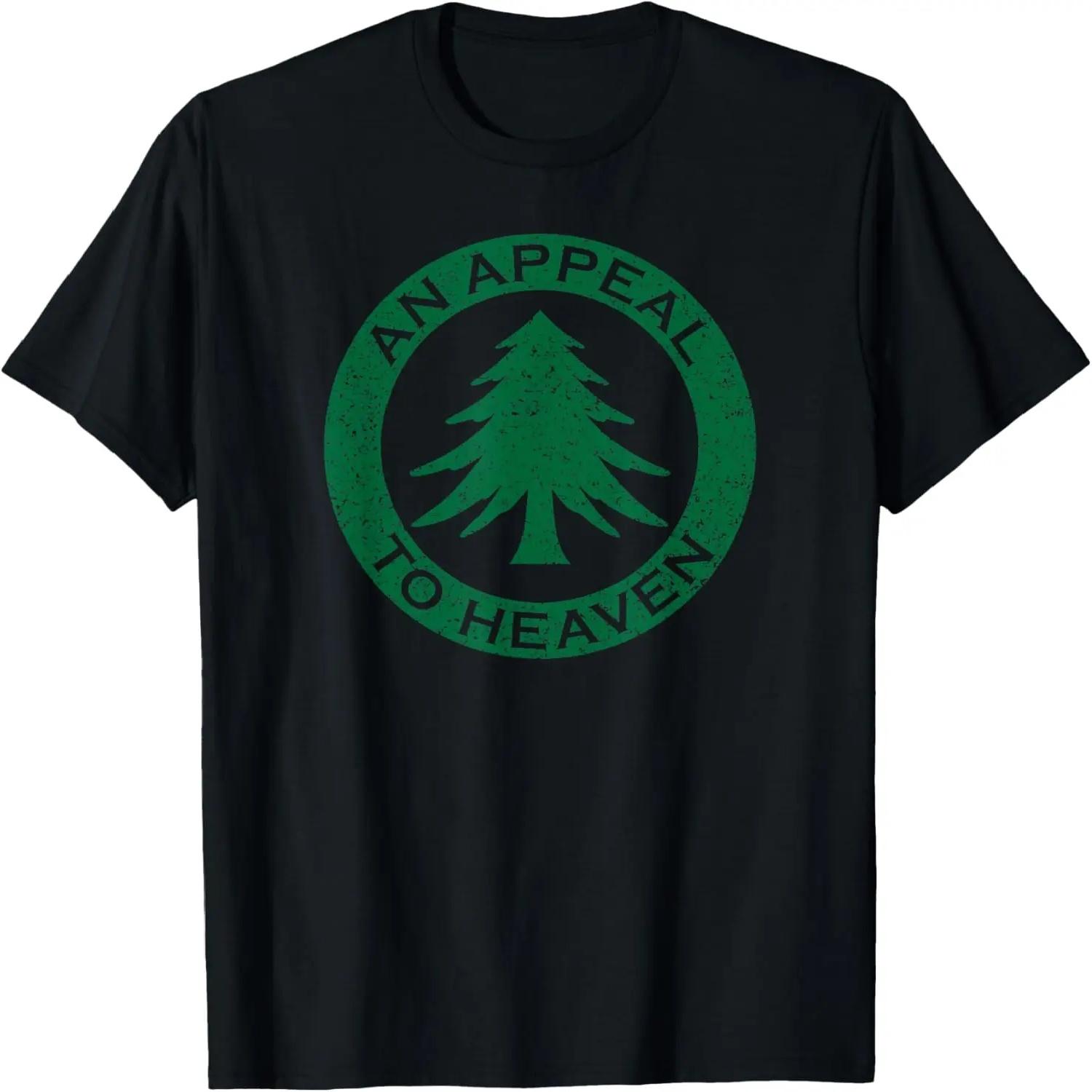 

AN APPEAL TO HEAVEN FLAG PINE TREE FLAG ROUNDEL NEW ENGLAND T-Shirt XXXXXL чорний