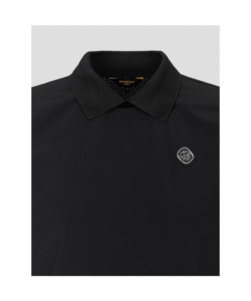 Beanpole Golf [B_Under] Women'S Perforated Mix Aio Collar T-Shirt - Black