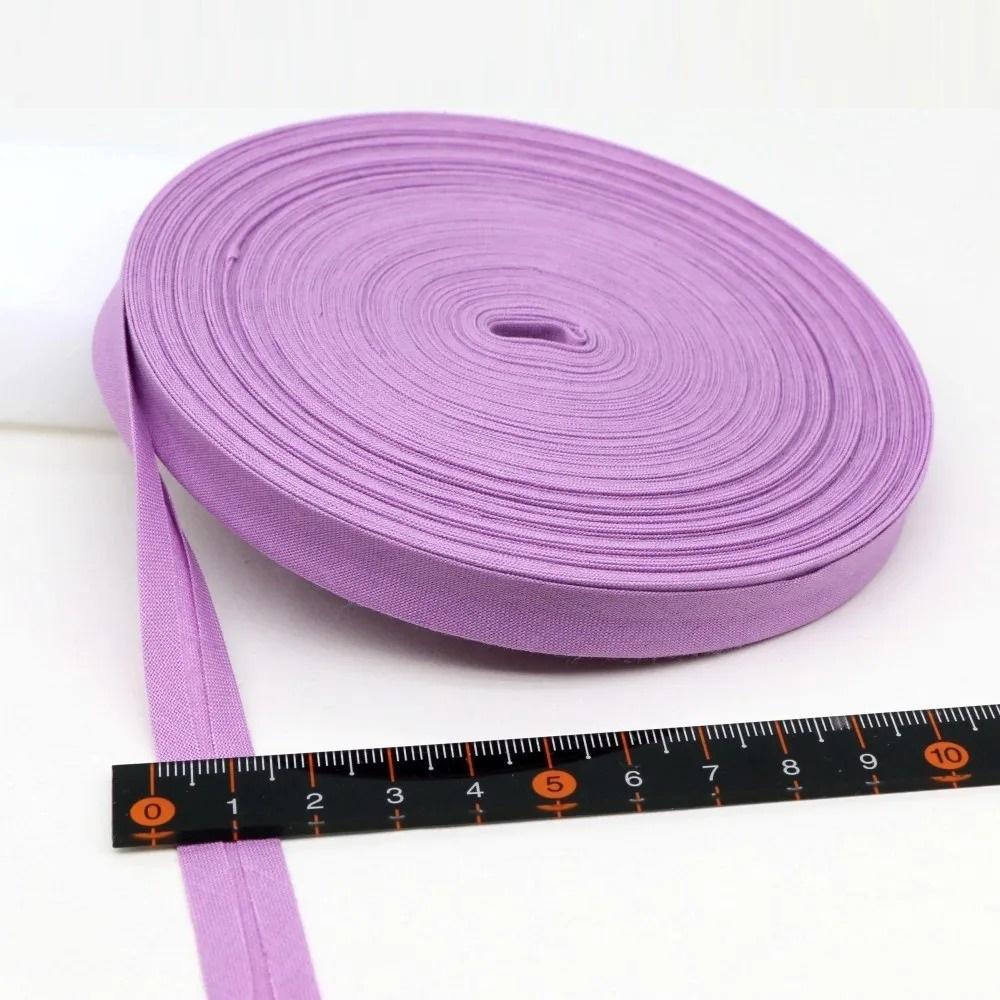 12mm(1/2") Narrow Ironed Single Folded Cotton Solid Color Bias Binding Tape Diy Ribbon Garment Quilt Craft Sewing Accessories