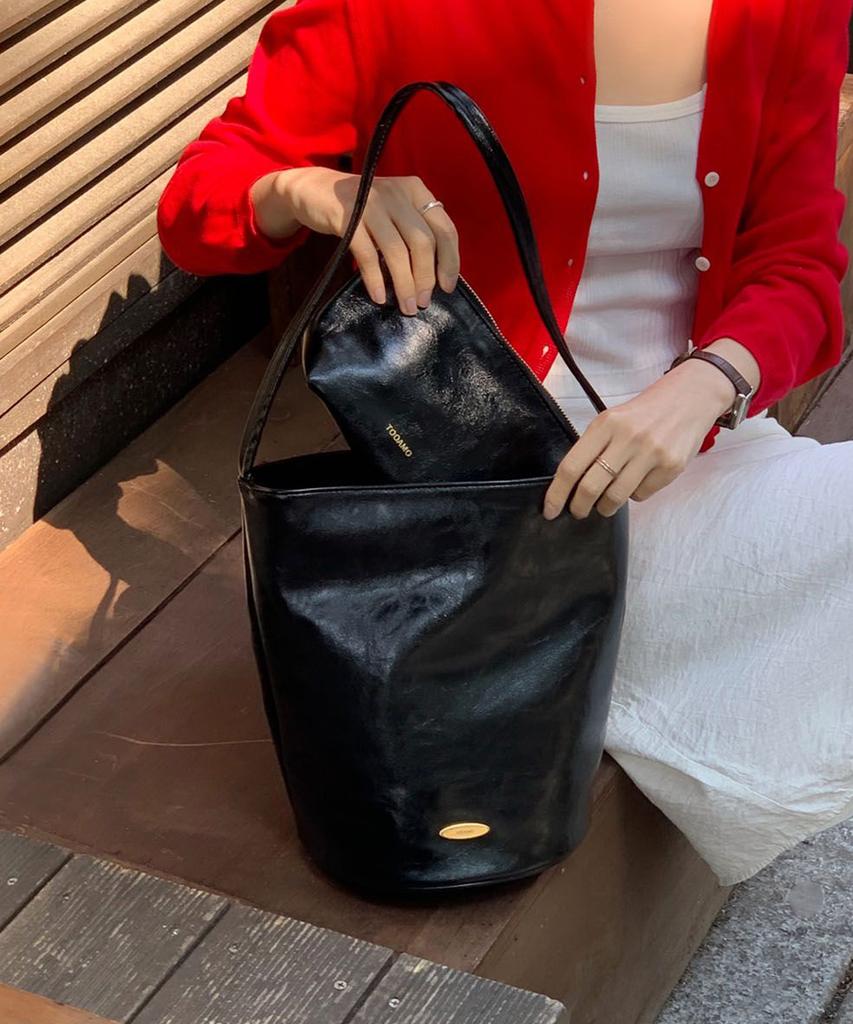 Tooamo Love Shoulder Bag Black [Pouch Set]