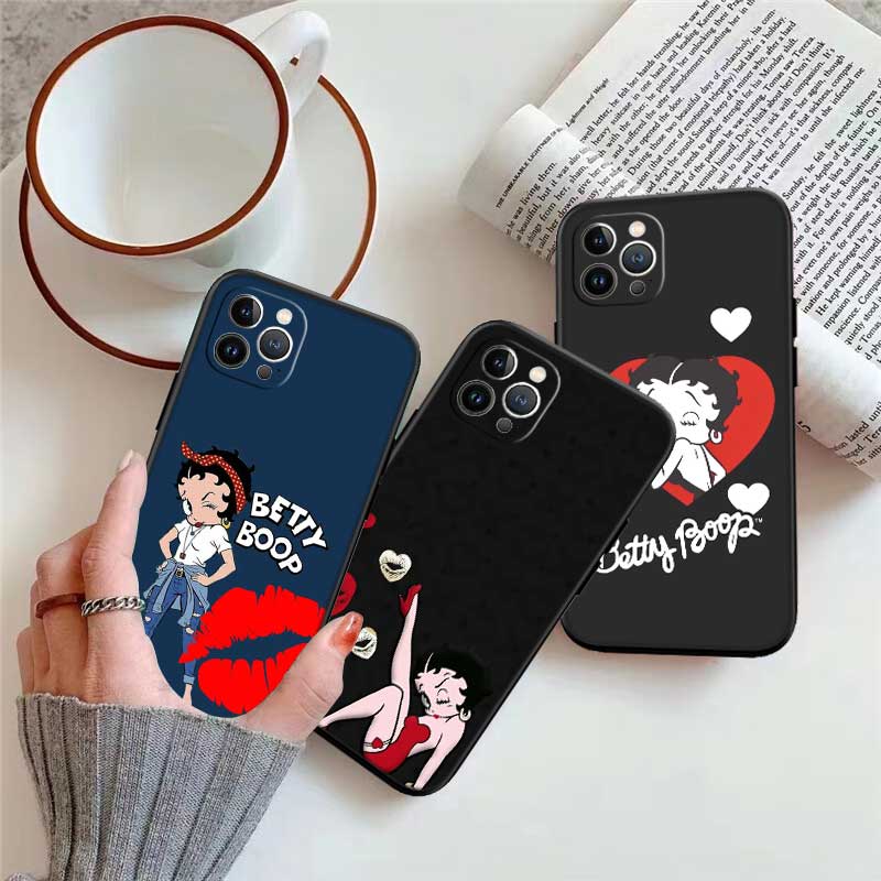 UP10 B-Bettys Art B-Boops Case for Samsung Galaxy M06 M15 M16 M35 M55 M56 A36 A42 A50 A50S A51 A52 A32 A33 A05 A05S A06 A16 A20