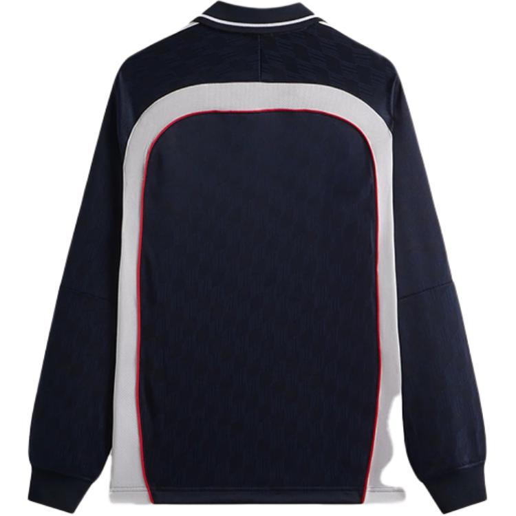 Kith For Adidas Football Chase Long-Sleeve Jersey Legend Ink Men Tops Blue JF3237