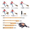 JC HOUSE Multifunctional Dog Safe for Multiple Super Wide 250cm for Large Durable Pet Supplies Leash, Hands-Free, Shoulder/Waist Belt, Adjustable,