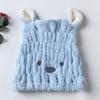 Coral Velvet Cartoon Shower Cap Soft Absorbent Hair Dry Cap Children's Hair Dry Cap