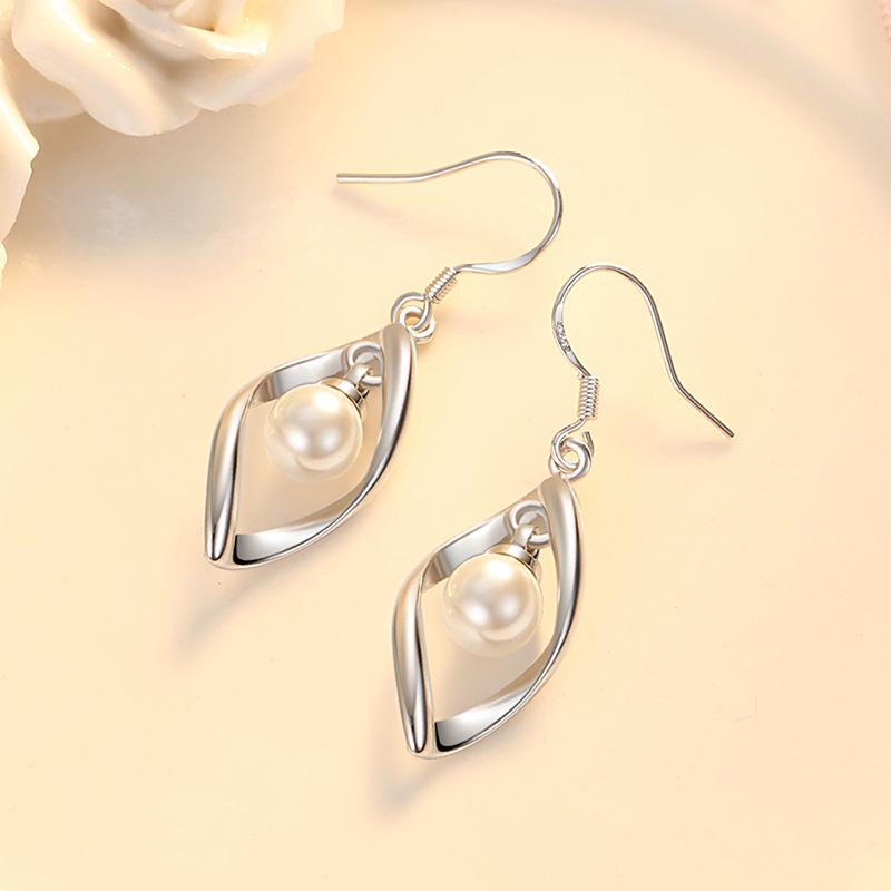 Pearl & Leaf Knot Earrings Collection