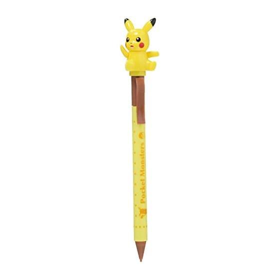 SHOWA NOTE Action Mechanical Pencil, Pokemon Pikachu Mascot Charm, 0.5mm