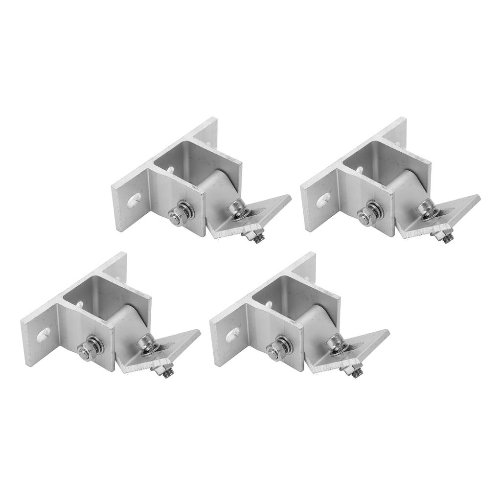 4er Set Solarmodul Montagehalterung Fuß Aluminiumlegierung Korrosionsschutz Rostfrei Solar PV Frontstütze für Dach