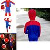 Fantástico Conjunto de Fantasia Infantil Estampado do Homem-Aranha Para Halloween e Festas