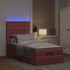 VidaXL Ottoman Bed Frame with Mattress Pink 90x190 Cm Velvet, Bed Frame, Upholstered Bed Frame, Ottoman Bed Frame 3314437