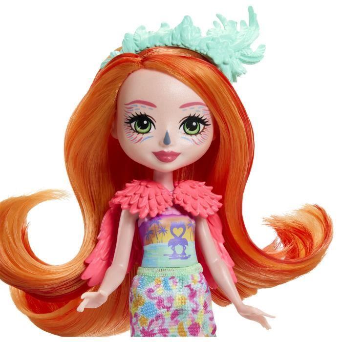 Enchantimals Sunshine Beach-Famille Florinda Flamant-Coffret HRX85