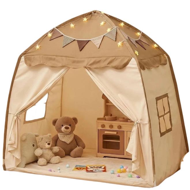 Kids' Indoor Tent Castle - Play House for Boys & Girls, Hotel Room Decor