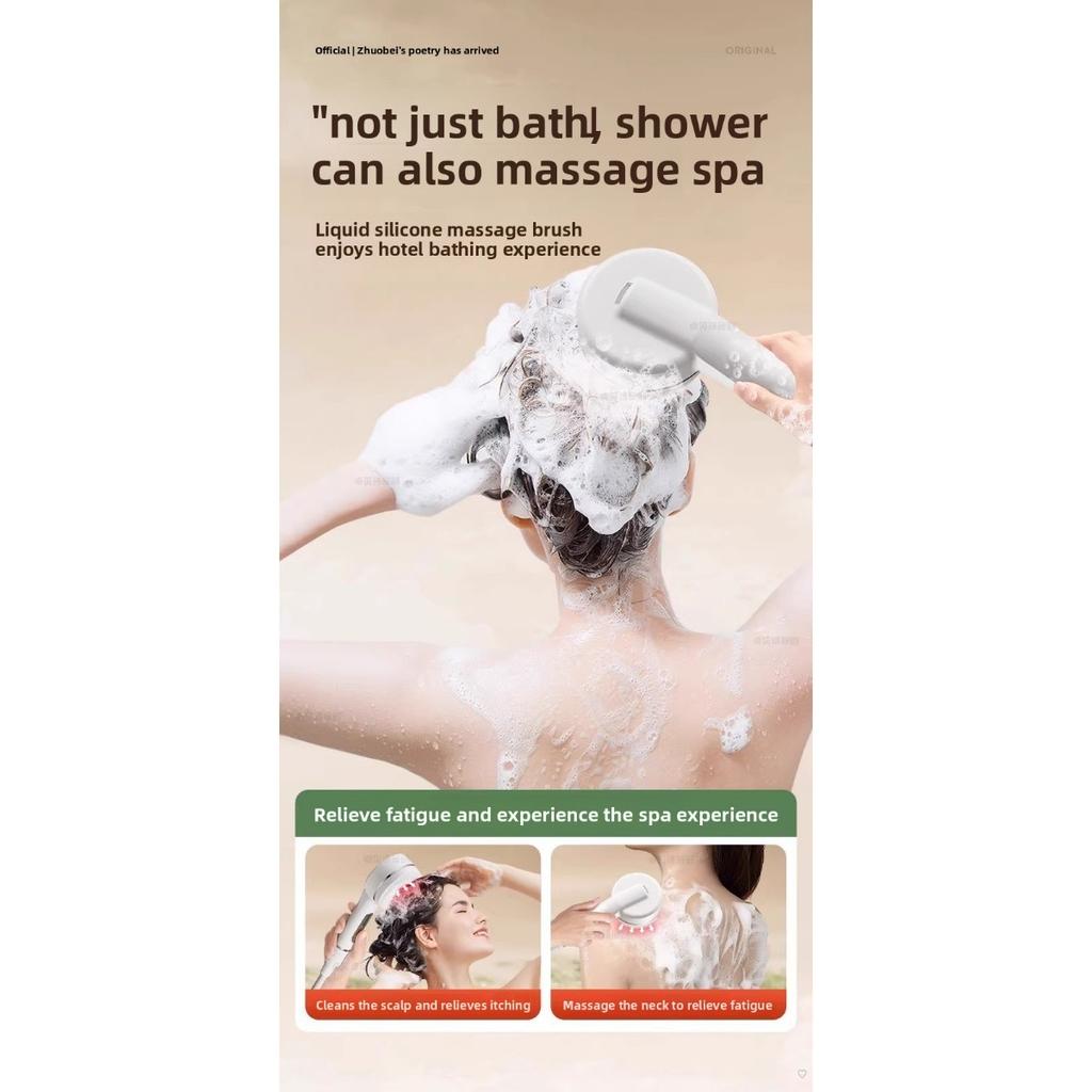 Handduschhuvud med högt tryck, Ultrastarkt sprutflöde, Lätt att installera, Badrumstillbehör | Praktisk badrumsprodukt Duschhuvud