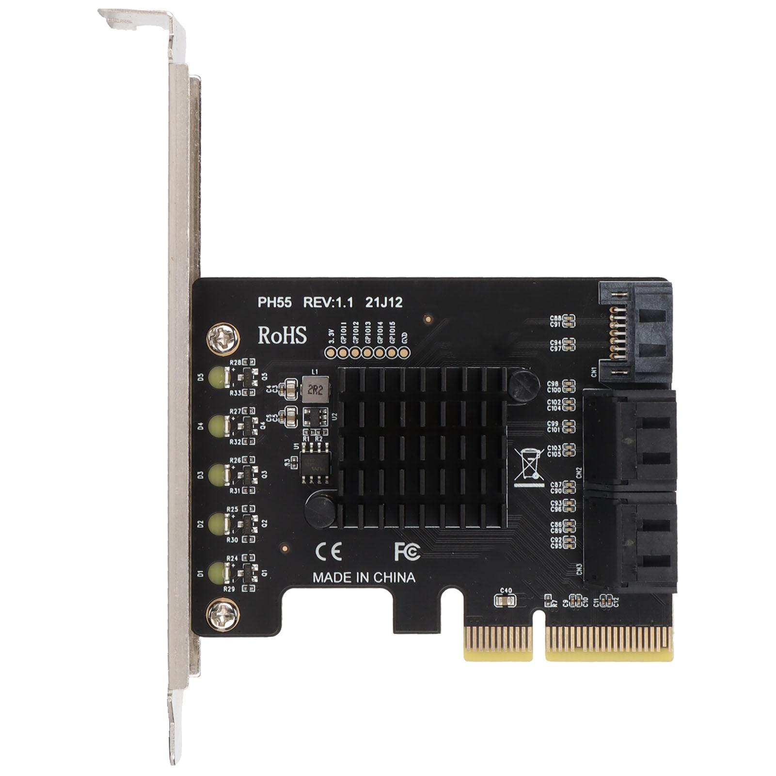 

Карта-адаптер PCIE до SATA 6 Гбіт/с Карта розширення жорсткого диска Комп ютерні аксесуари для Windows для OS X