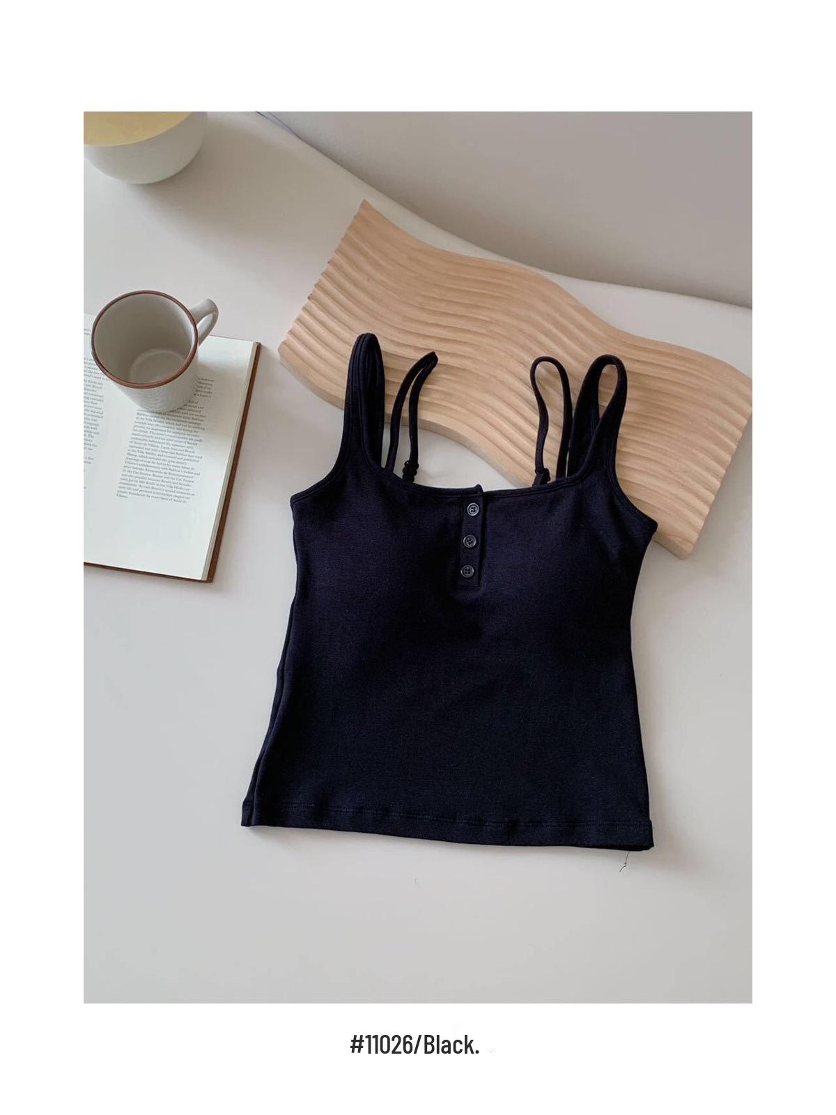 Elegant Lace Backless Camisole with Built-in Bra - Women s Summer Sleeveless Top One Size