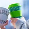 Ecoffee Cup, Reusable, Eco-Friendly, 350ml, Cup and Saucer, 812 028