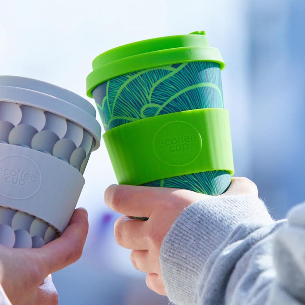 Ecoffee Cup, Reusable, Eco-Friendly, 350ml, Cup and Saucer, 812 028