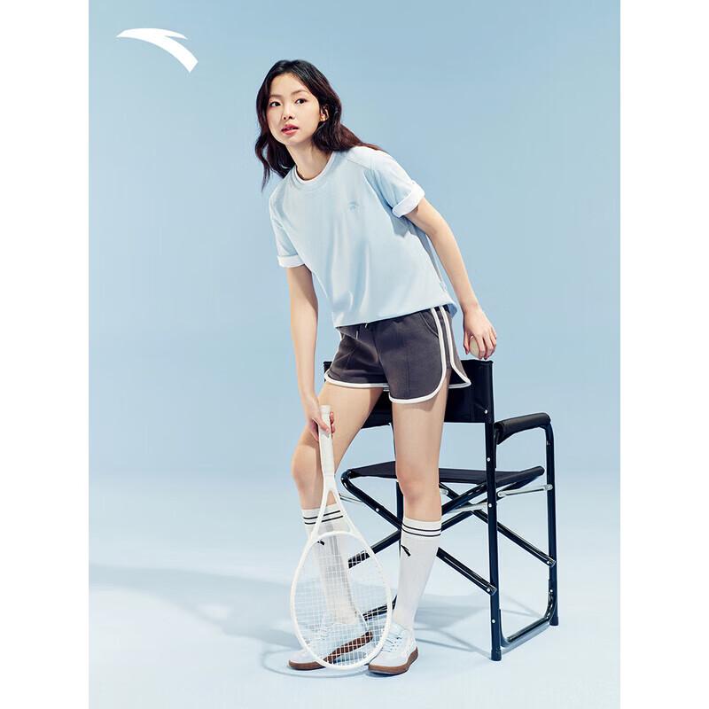 Anta Women's Ice Silk Breathable Short Sleeve Sports T-shirt