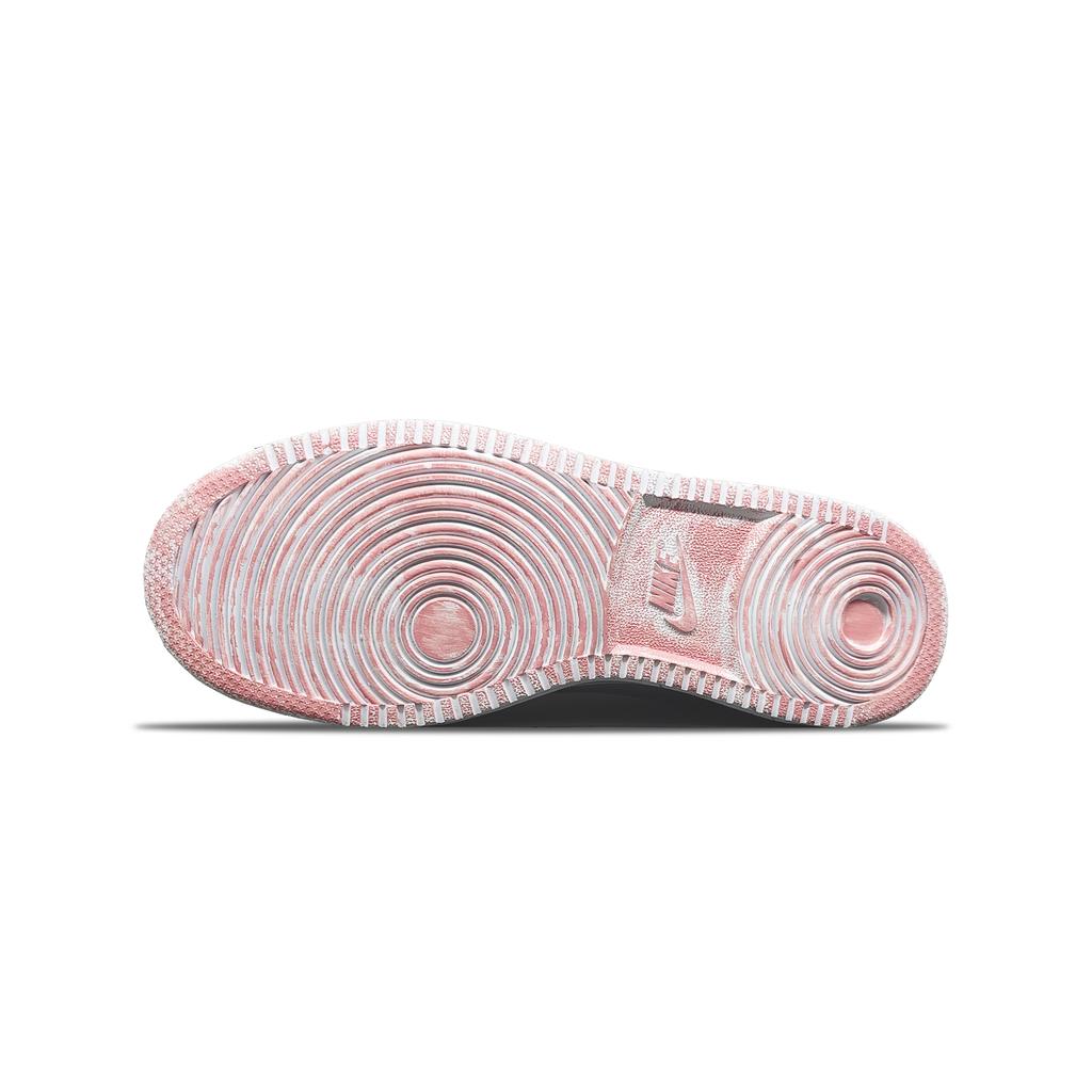 Nike EBERNON Tower Rabbit Leather Slip Resistant Cushioning Abrasion Resistant Low Top Skateboard Shoes Men's Pink AQ1775-100(TeamEight-)