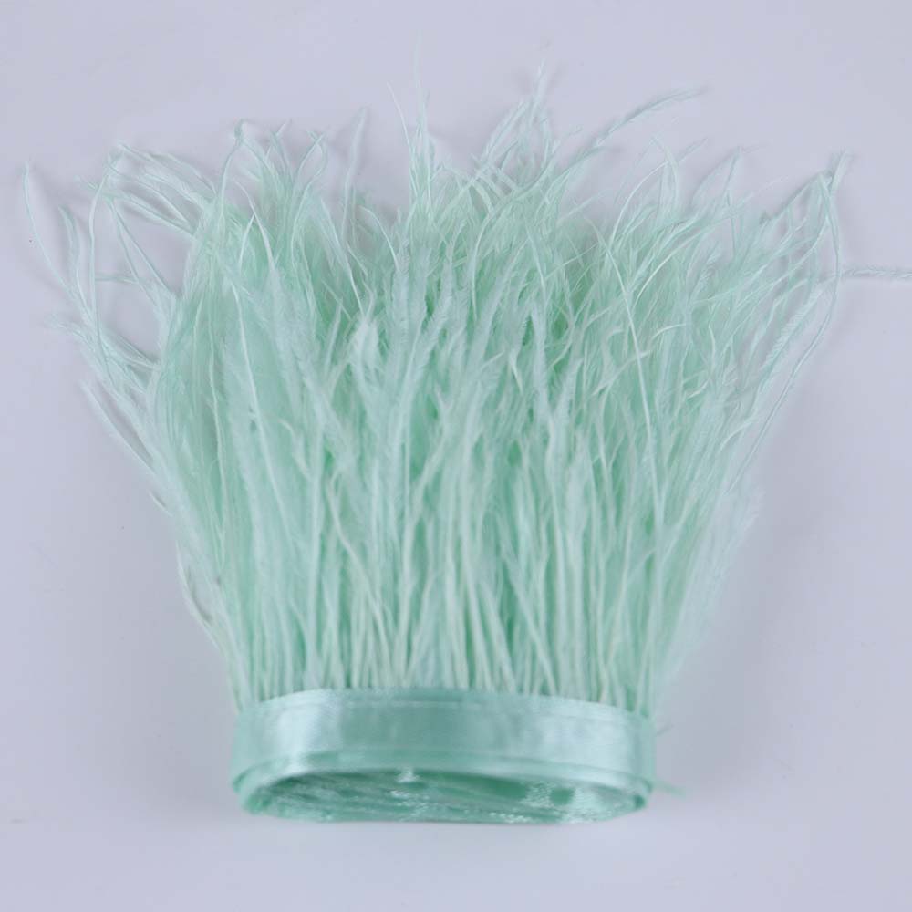 Feather 6-18CM Natural White Black Ostrich Feathers Trim for Wedding Dress Clothing Accessories Party Decoration Plume Fringe