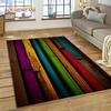 Tappeto con Finitura Legno Colorato per Camera da Letto, Soggiorno, Decorazione Divano Casa, Tappetino Grande per Giochi Bambini