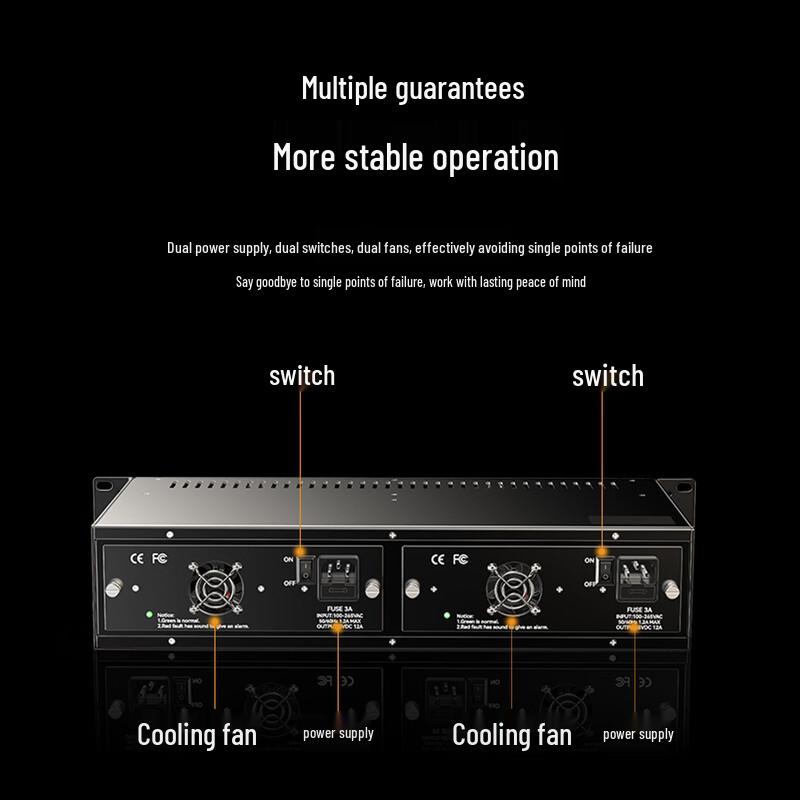 BIAZE 16-Slot Fiber Optic Transceiver Rack