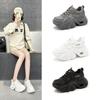 58881 Double net dad shoes women's autumn breathable versatile dad shoes student sports and leisure shoes