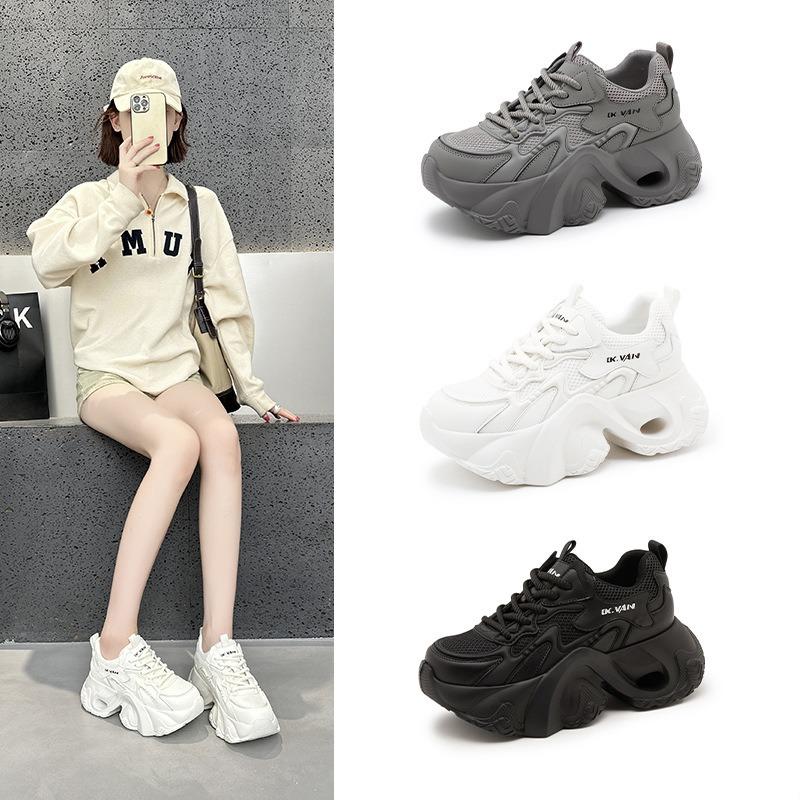 58881 Double net dad shoes women's autumn breathable versatile dad shoes student sports and leisure shoes