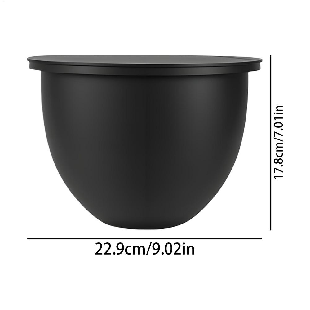 

Heat-Resistant Mixer Bowl Liners 5 Qt Silicone Blender Bowl Attachment Liners Insert Kitchen Accessories For Dough Whipping чорний