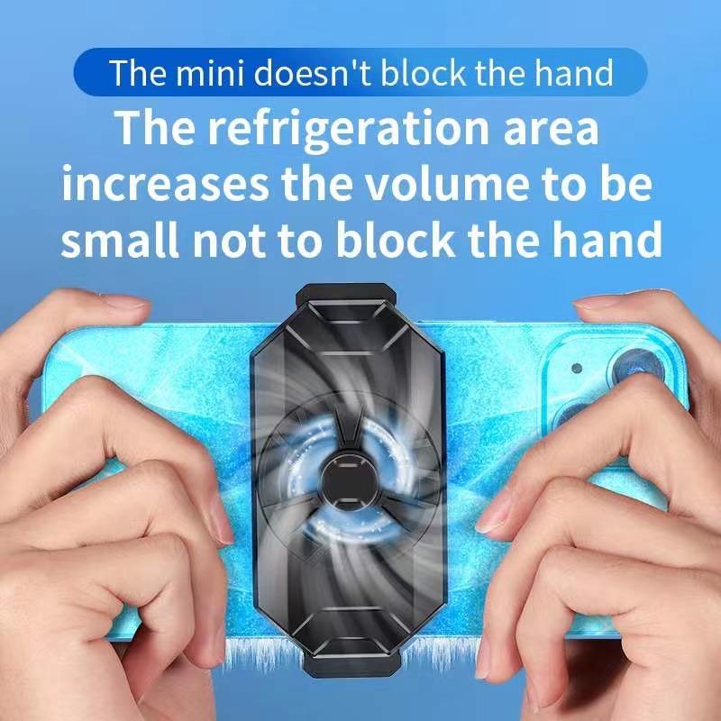 Mini Game Mobile Phone Cooler Cooling Fan Radiator for PUBG Gaming Controller Universal Cool Heat Sink for IPhone Samsung Xiaomi