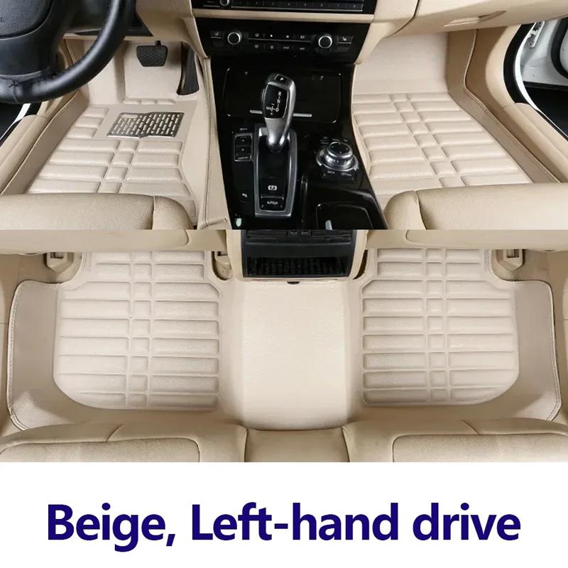 Car Accessories For Kia Stonic ~2024 KX1 Car LHD Floor Mats Waterproof Leather Panel Liner Carpet Foot Part