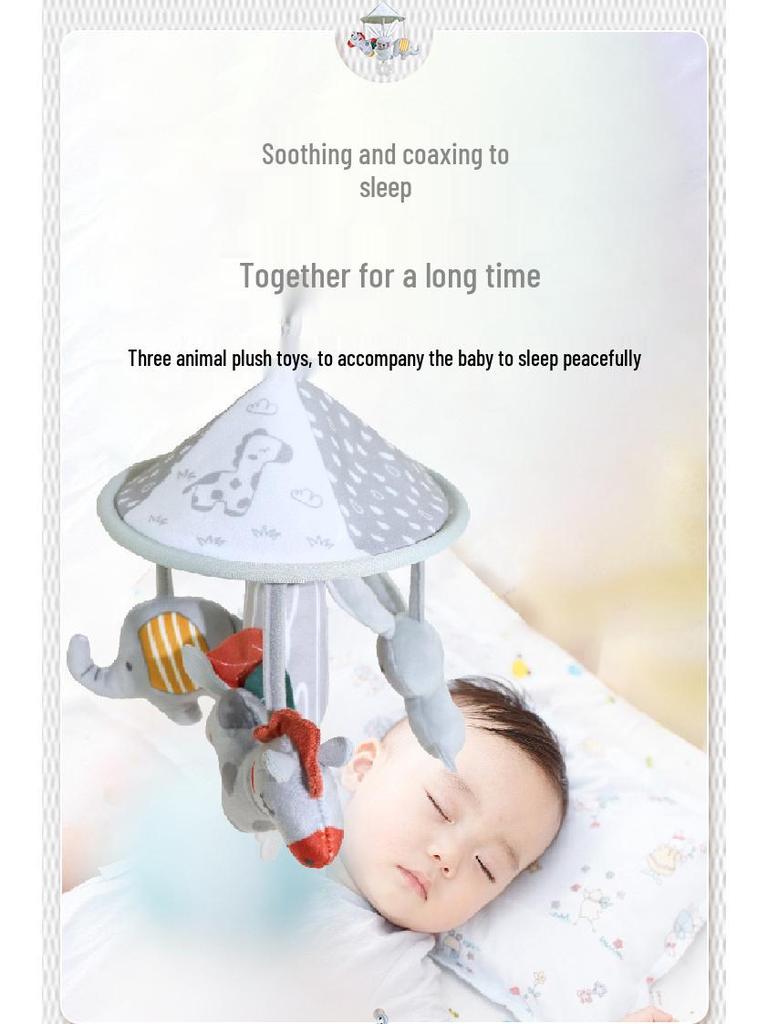 Aipinqi Nordic Style Baby Animal Stroller Hanging Plush Toy Pendant