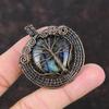 Tree Of Life Labradorite Pendant Copper Wire Wrapped Pendant Gemstone Handmade Jewelry Healing Stone Pendant Gift For Mother Copper Jewelry