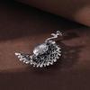 Exquisite Peacock Rhinestone Brooch - Unique High-end Lapel Pin for Suits