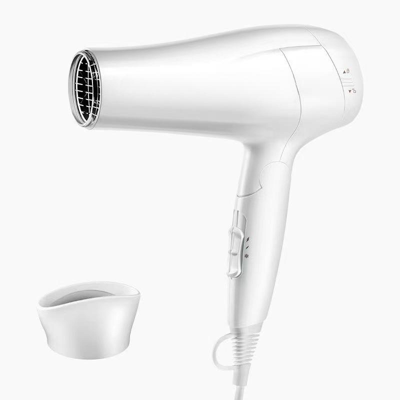 Corrugated Silk Hair Dryer Handle Foldable Hair Dryer 2000W High-power Household Hair Dryer Thermostatic Care 3 Levels