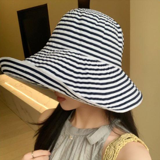 Women Brim Foldable Sun Hat UV Wide Packable Bucket Hat for