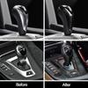 Carbon Fiber For BMW M2 F87 M3 F80 M4 F82 F83 M5 F10 X5M F85 X6M F86 Gear Shift Knob Cover Gearshift Shifter Sticker