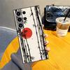 Soft Phone Cover Case for Samsung Galaxy S21 FE S20 S9 S10 S26 S25 Edge S23 Ultra S24 Plus Note 8 9 10 20 Simple Retro