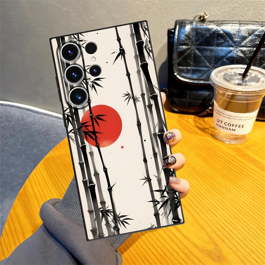 Soft Phone Cover Case for Samsung Galaxy S21 FE S20 S9 S10 S26 S25 Edge S23 Ultra S24 Plus Note 8 9 10 20 Simple Retro