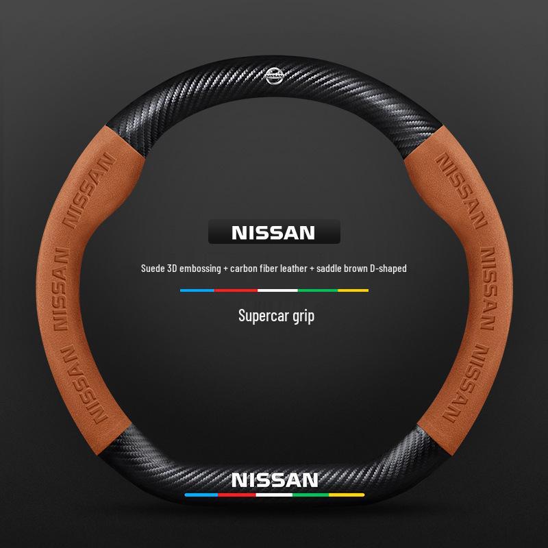Nissan Lenkradbezug für Sylphy, Teana, Qashqai, Tiida, X-Trail, Sunny, Kicks, Murano und Bluebird