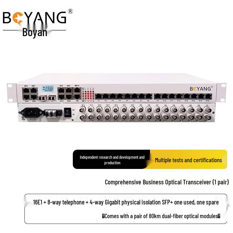 BOYANG Integrated Multi-service Fiber Optic Transceiver